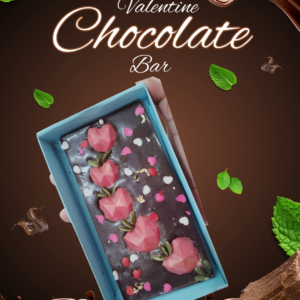 heart chocolate bar