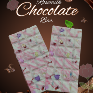 rose milk chocolate bar